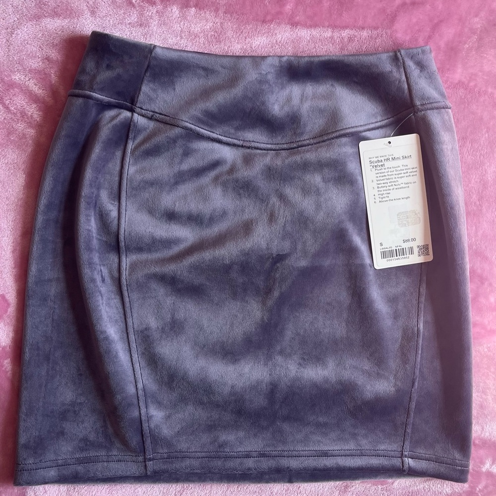 Lululemon Athletica Shimmering Purple Mini Skirt